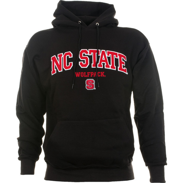 Hooded Sweatshirt - Black - NC Stat